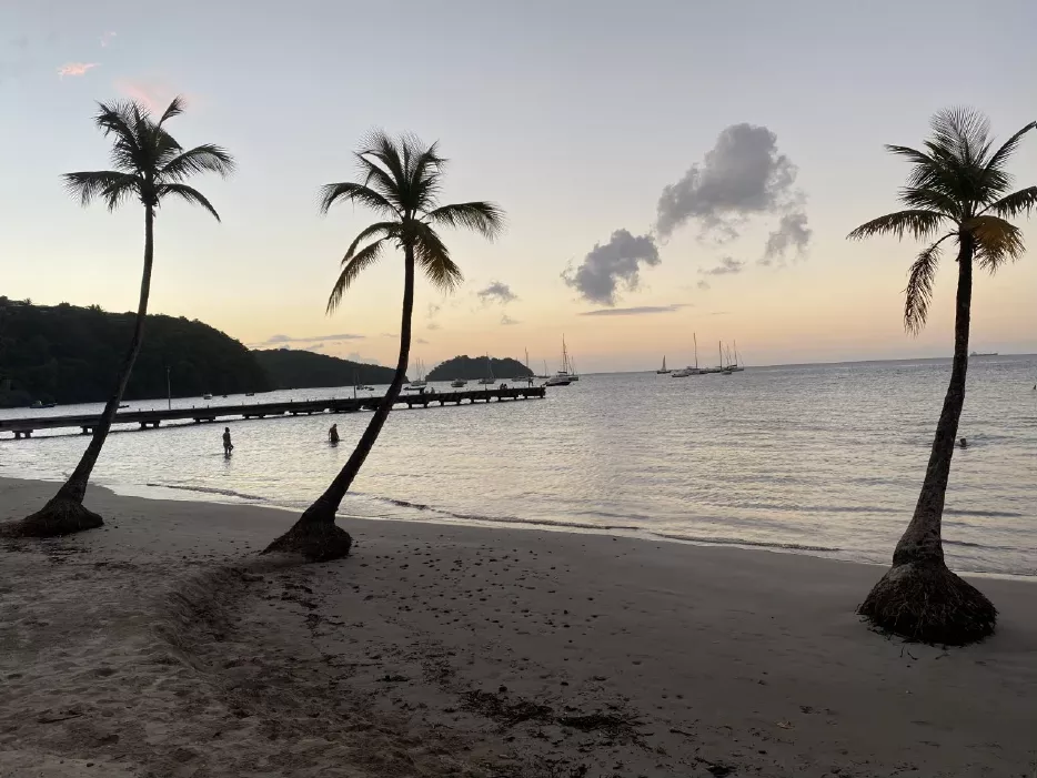 Photo de la plage à 300m de l'appartement