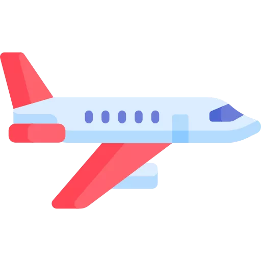 Avion qui se déplace vers la martinique