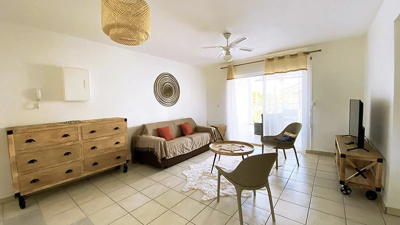 Salon de l'appartement alizé